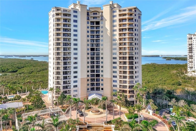 view of property featuring a water view