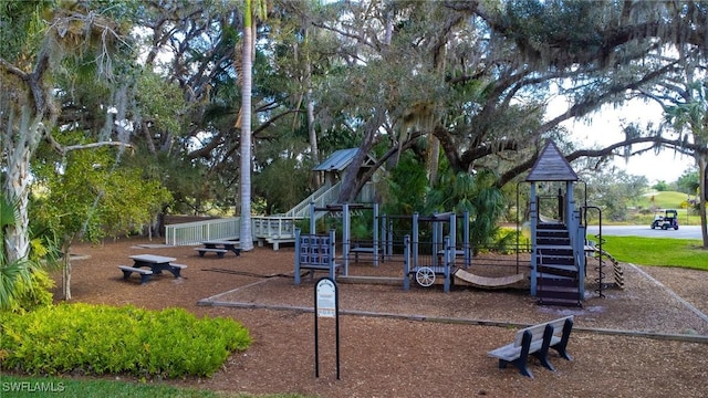 view of community playground