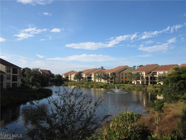 property view of water