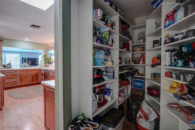 pantry featuring sink