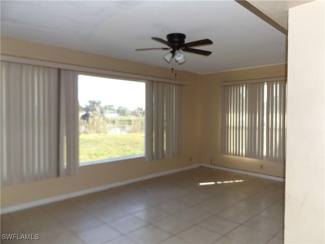 14 Richmond Ave N, Lehigh Acres, FL 33936 - unfurnished room with ceiling fan