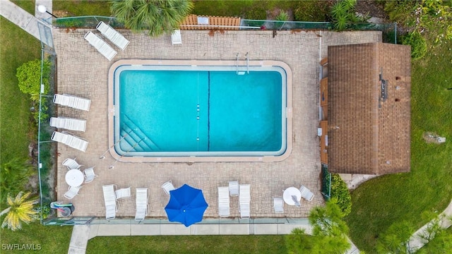 view of pool