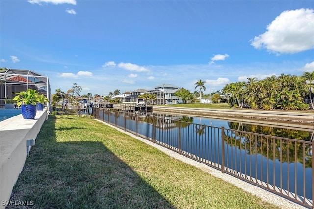 property view of water