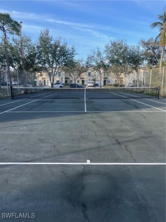 view of sport court