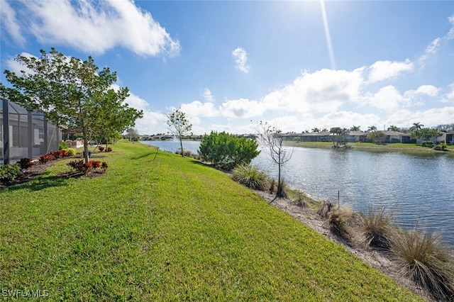 property view of water