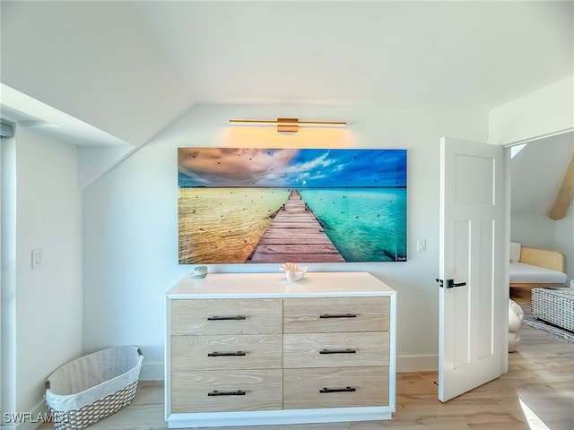 interior space featuring light hardwood / wood-style floors