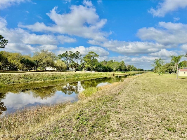 property view of water