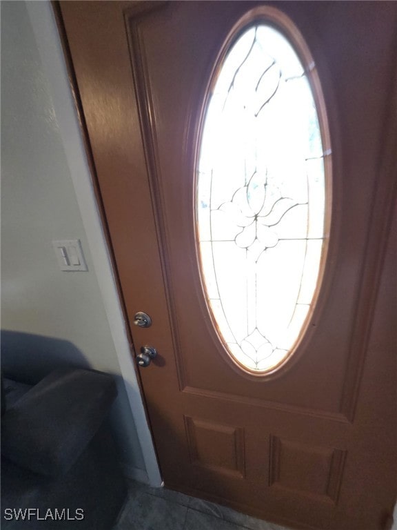 entryway featuring tile patterned floors