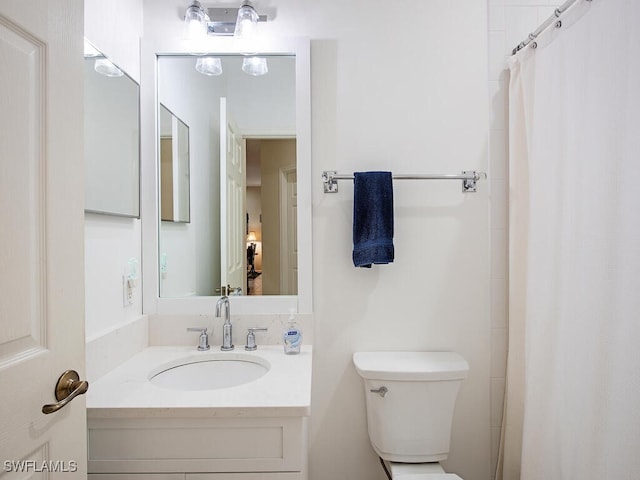 6431 Birchwood Ct, Naples, FL 34109 - bathroom featuring vanity and a shower with shower curtain