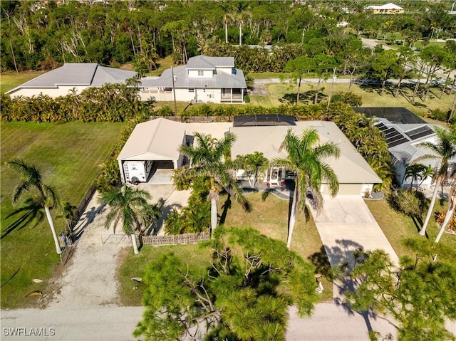 drone / aerial view