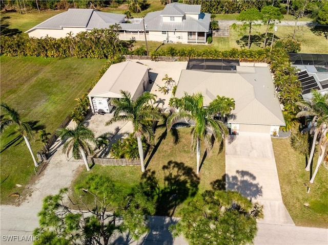 drone / aerial view