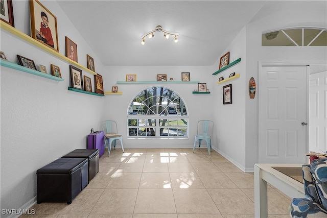 interior space featuring tile patterned floors