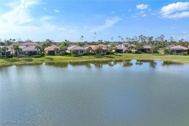 water view with a residential view