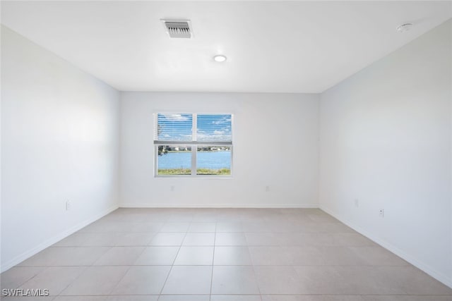 view of tiled empty room