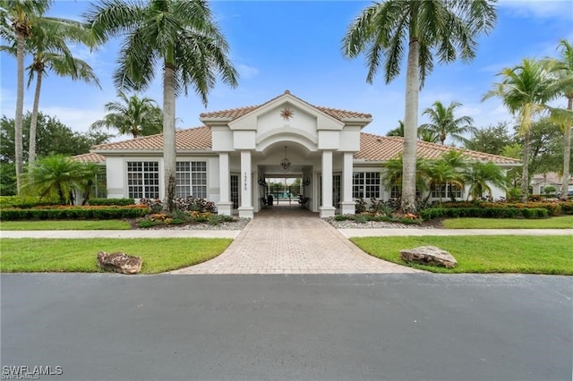 view of property