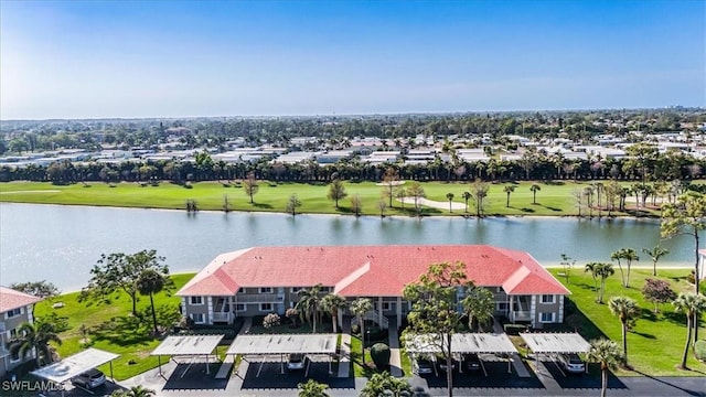 4572 Andover Way Unit C102, Naples, FL 34112 - bird's eye view with a water view