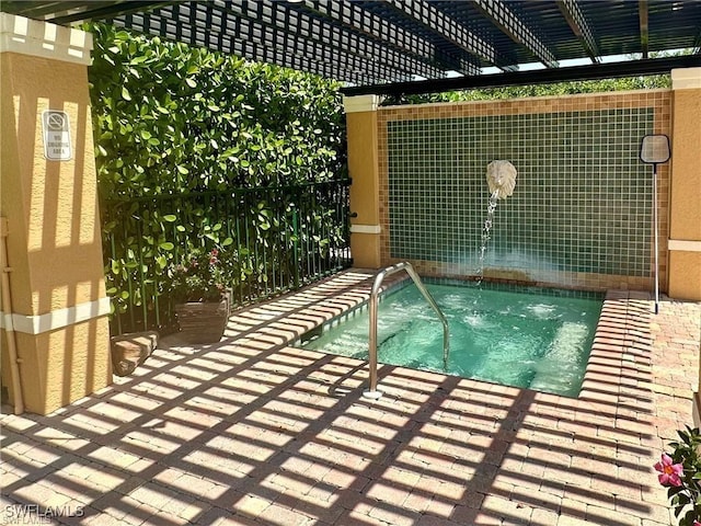 view of pool