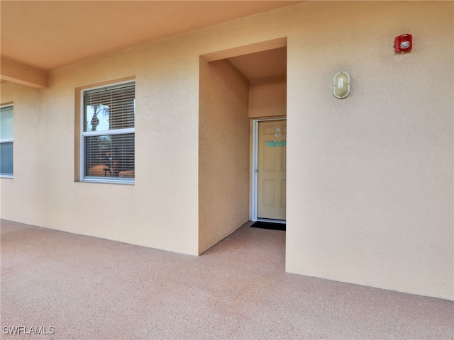 view of entrance to property