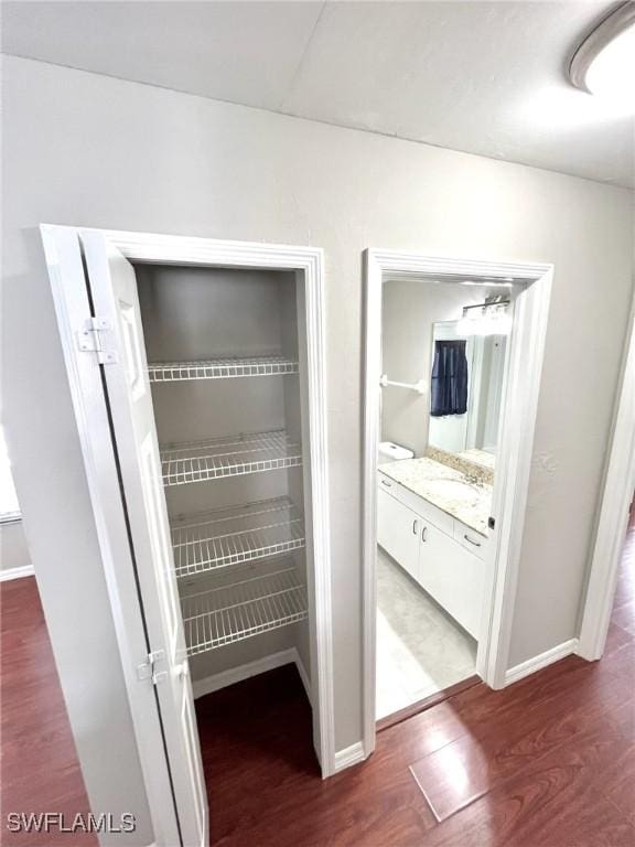 view of closet