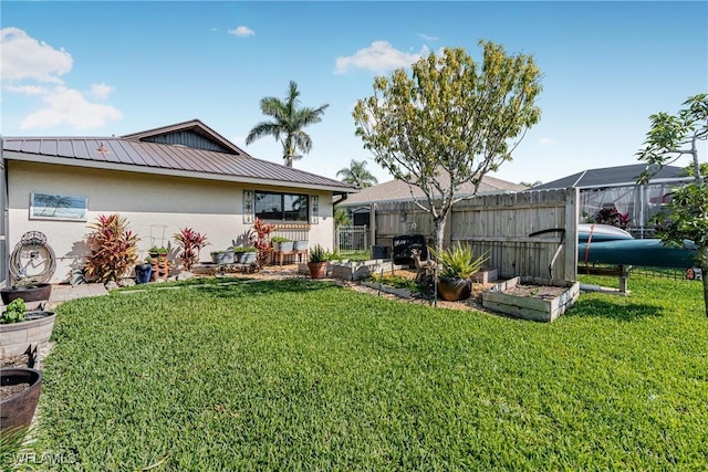 exterior space with fence