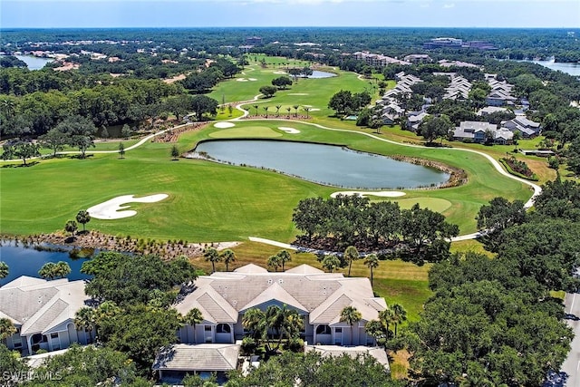 6290 Bellerive Ave Unit 102, Naples, FL 34119 - aerial view of a large body of water and a golf course