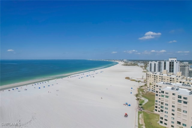 water view featuring a view of the beach