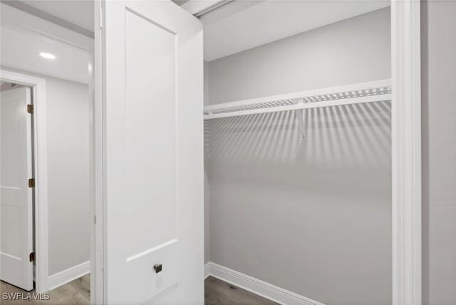 view of closet