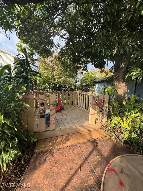 view of patio / terrace featuring a deck