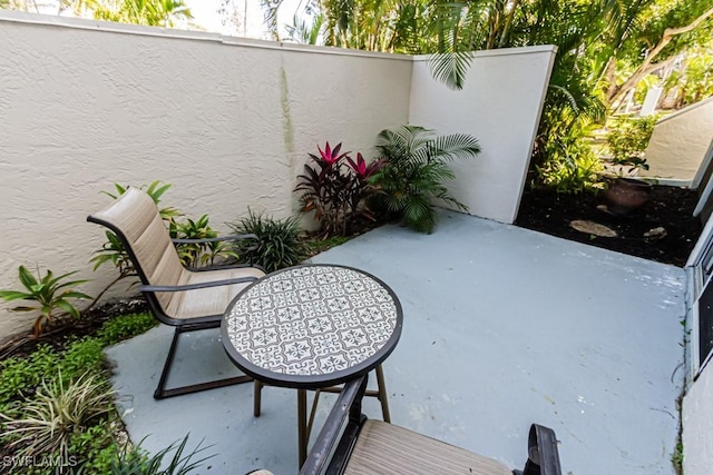 view of patio / terrace with outdoor dining space