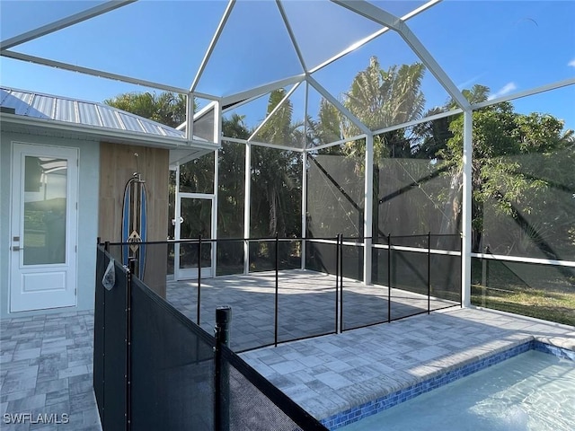 exterior space with a lanai