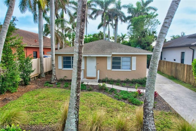 view of ranch-style home