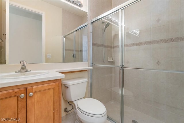 10188 Mimosa Silk Dr, Fort Myers, FL 33913 - bathroom with toilet, a shower stall, and vanity