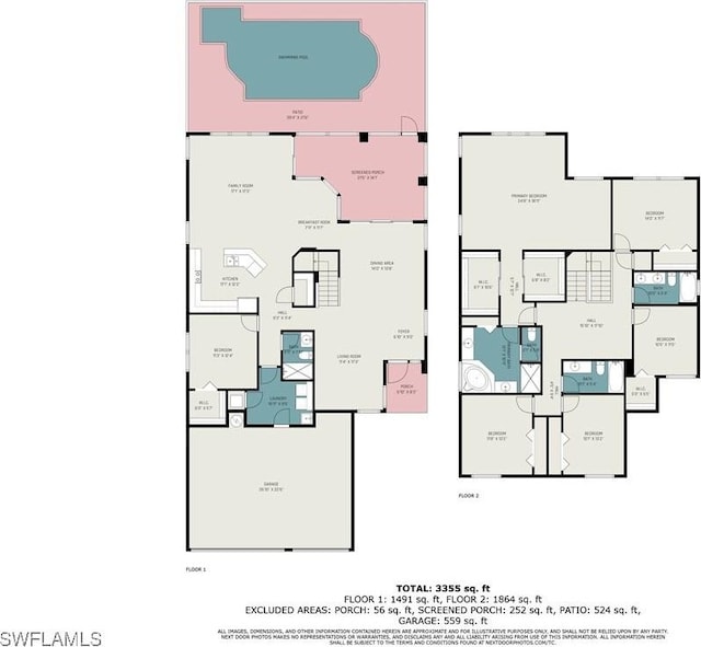 10188 Mimosa Silk Dr, Fort Myers, FL 33913 - floor plan