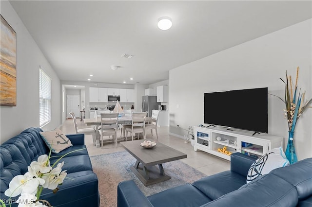 4320 Little Hickory Rd, Bonita Springs, FL 34134 - living room featuring light tile patterned floors