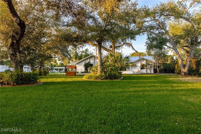 view of yard