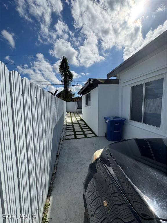 view of home's exterior featuring a patio area