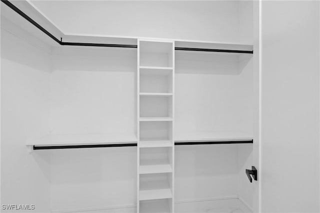 view of closet