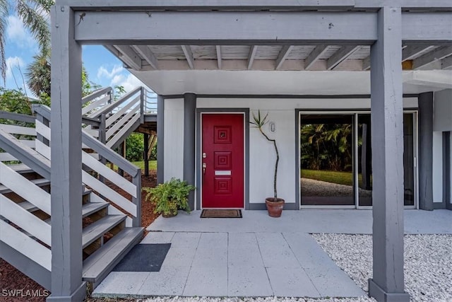 view of entrance to property