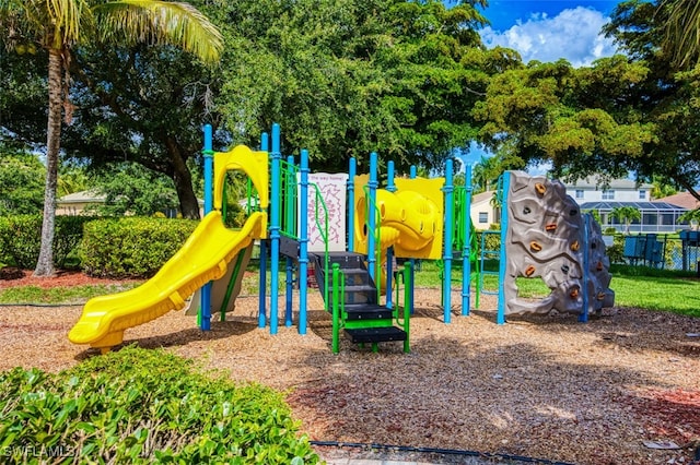 view of play area