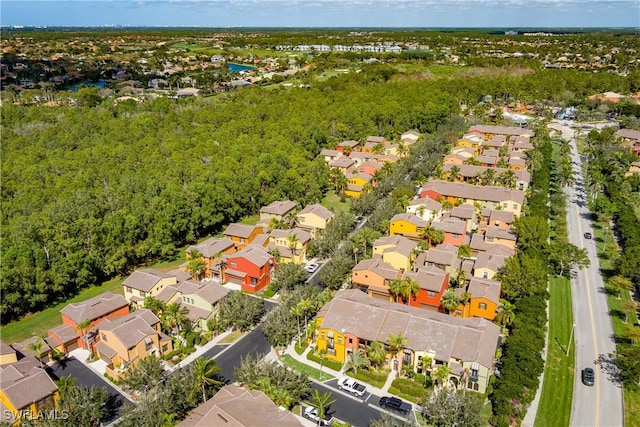 bird's eye view featuring a residential view