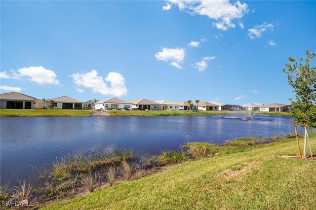 property view of water