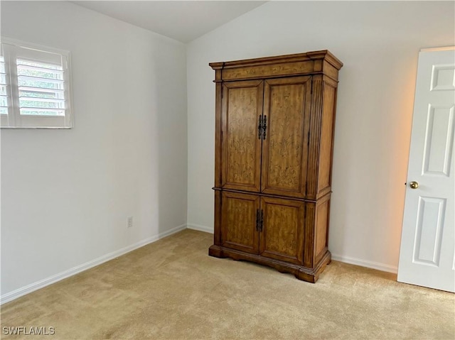 interior space with carpet flooring