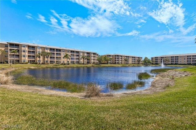 property view of water