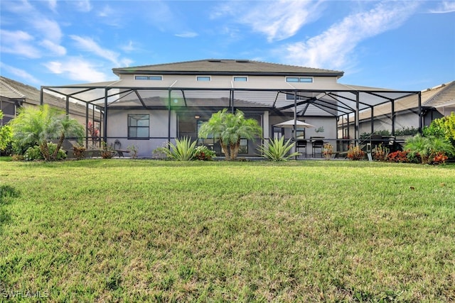 exterior space featuring a lanai