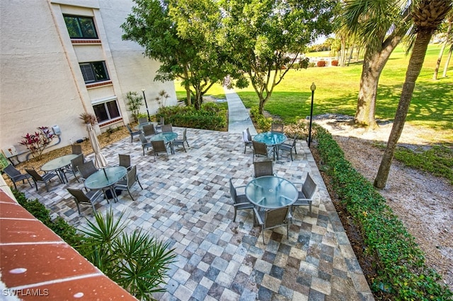 view of patio