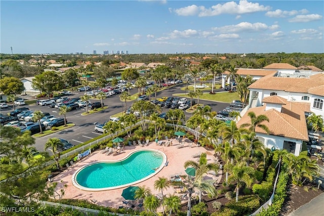 view of pool