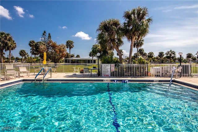 view of pool