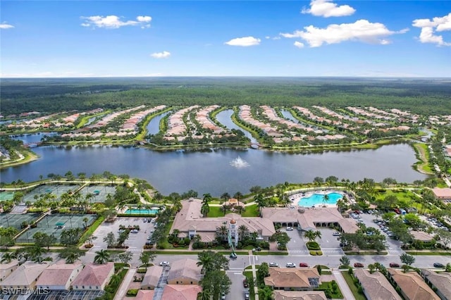 7912 Umberto Ct, Naples, FL 34114 - bird's eye view with a water view