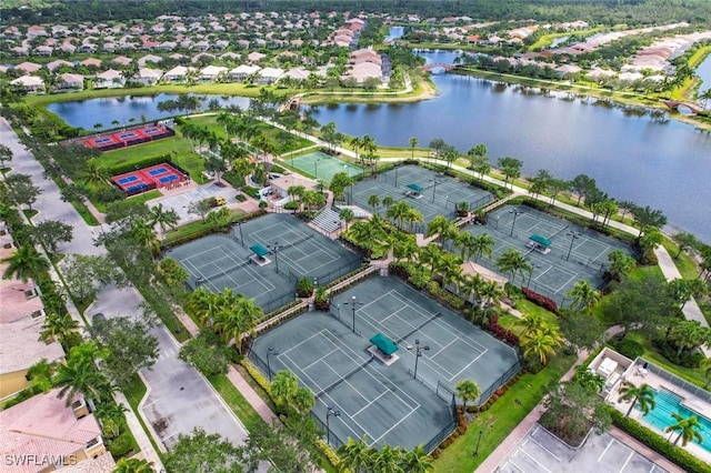 7912 Umberto Ct, Naples, FL 34114 - bird's eye view with a water view