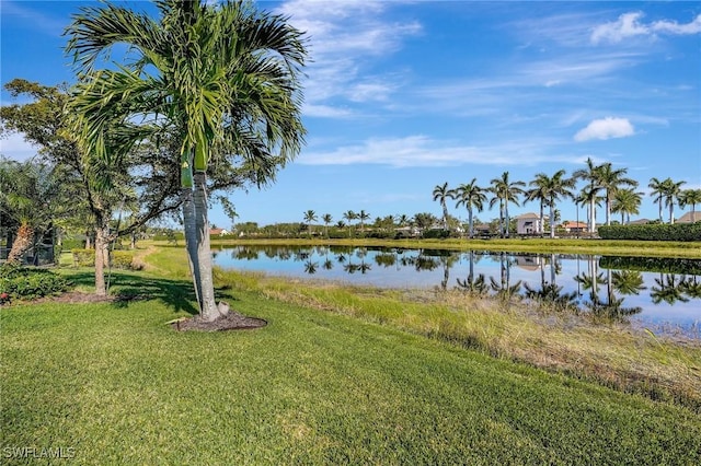 property view of water